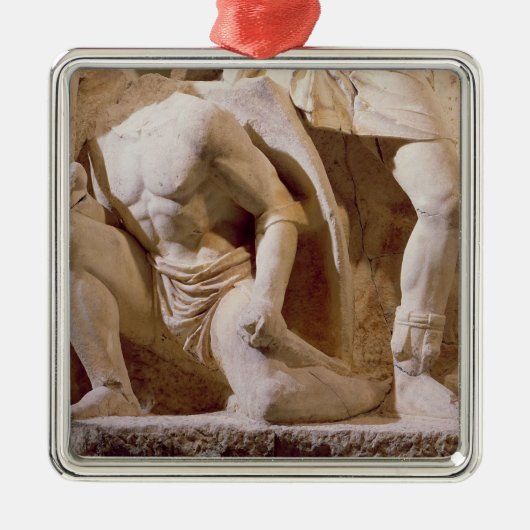 Kampfszene, c.169 silbernes ornament (Vorne)