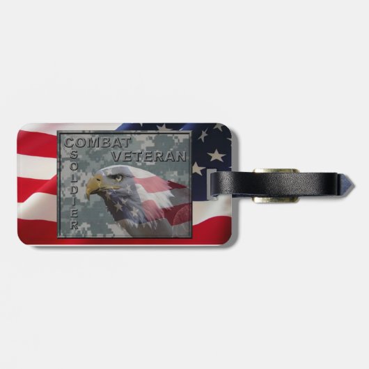 Kampfveteran Gepäckanhänger (Rückseite horizontal)