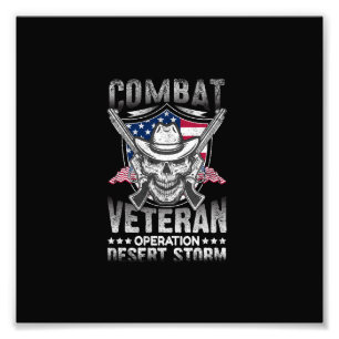 Kampfveteran Wüstensturm Fotodruck
