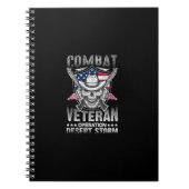 Kampfveteran Wüstensturm Notizblock (Vorderseite)