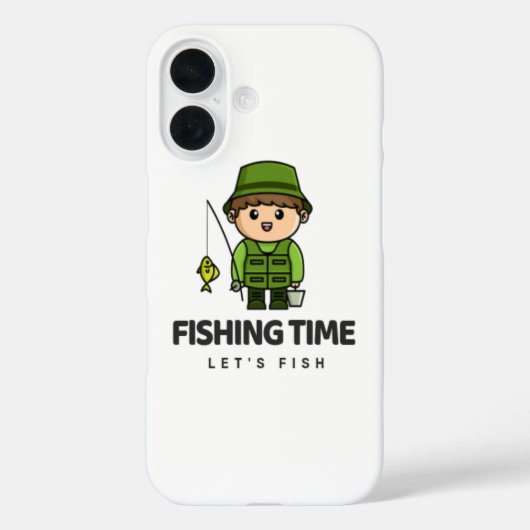Kämpfzeit - iPhone Case für Lassend Fisch (Rückseite)