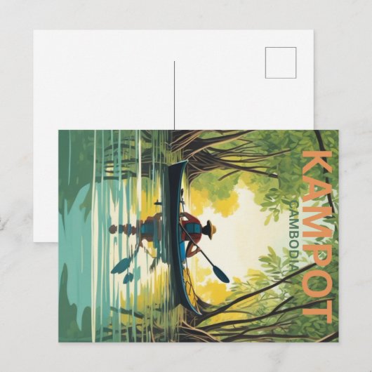 Kampot Postcard Postkarte (Vorne/Hinten)