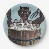 Kampus Halloween oder Weihnachten Pappteller (Vorderseite)