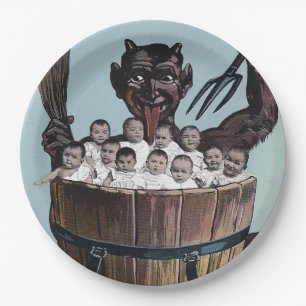 Kampus Halloween oder Weihnachten Pappteller