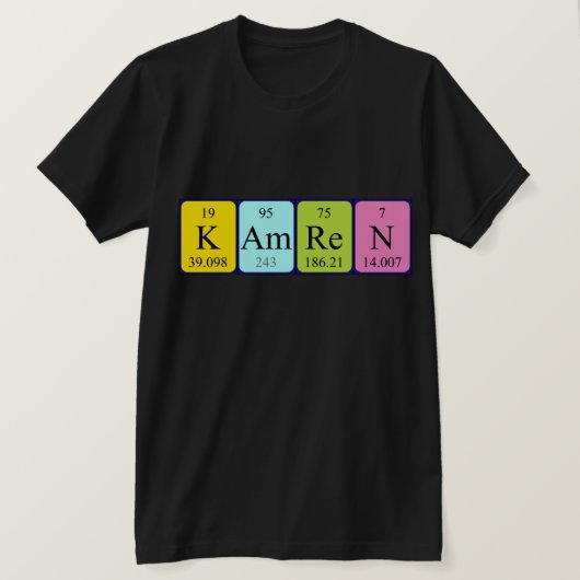 Kamren Periodenname Shirt (Design vorne)