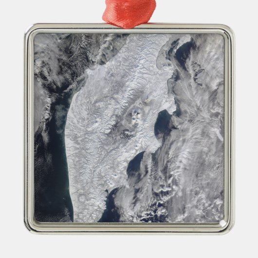 Kamtschatka Halbinsel, Ostrussland 2 Silbernes Ornament (Vorne)