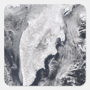 Kamtschatka Halbinsel, Ostrussland Quadratischer Aufkleber