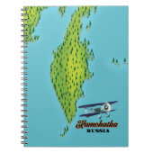 Kamtschatka Halbinsel Russland Reiseplan. Notizblock (Vorderseite)