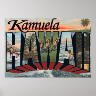 Kamuela, Hawaii - Große Briefszenen Poster