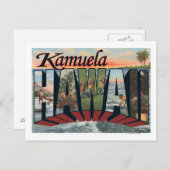 Kamuela, Hawaii - Große Briefszenen Postkarte (Vorne/Hinten)