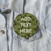 Kamuflage-geometrisches Hexagon Button (Beispiel)