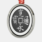 Kan-ei-sen Silbernes Ornament (Links)