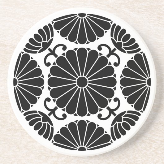 Kan-in chrysanthemum getränkeuntersetzer (Vorne)