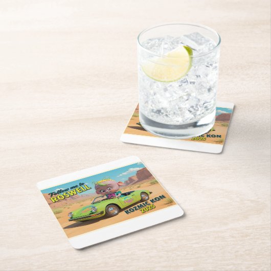 Kan Kooler Rechteckiger Pappuntersetzer (Vor Ort)