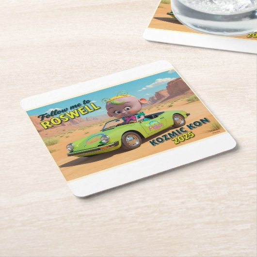 Kan Kooler Rechteckiger Pappuntersetzer (angewinkelt)