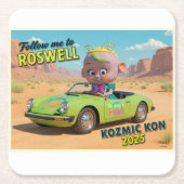 Kan Kooler Rechteckiger Pappuntersetzer (Vorderseite)