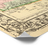 Kan, Neb, Colo Map von Mitchell Poster (Ecke)