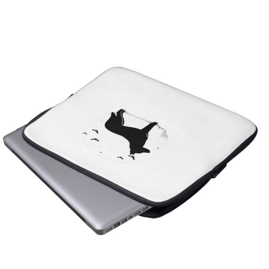 Kanaan Dog - Halloween Moon Silhouette Classic T-S Laptopschutzhülle (Vorne Knopf)