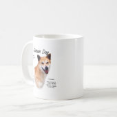 Kanaan Dog History Design Kaffeetasse (Vorderseite Links)
