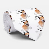 Kanaan Dog History Design Krawatte (Gerollt)