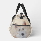 Kanaan Hunde Malerei Niedlich Original Hunde Kunst Duffle Bag (Rechts)