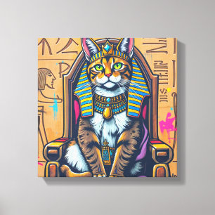 KANAANI CAT-PHARAOH 2 LEINWANDDRUCK
