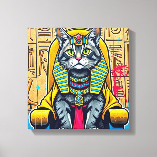 KANAANI CAT-PHARAOH 4 LEINWANDDRUCK (Vorderseite)