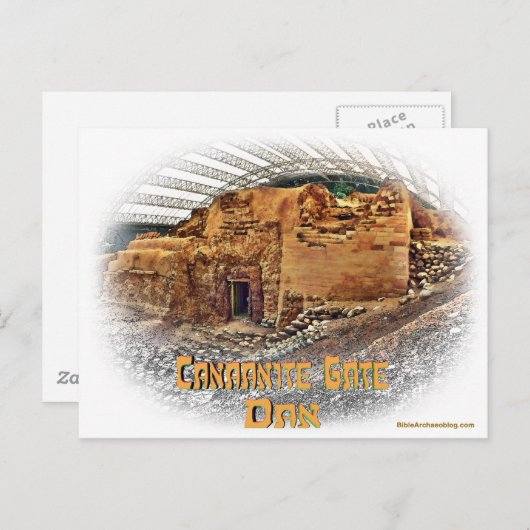 Kanaanite Gate, Dan Postkarte (Vorne/Hinten)