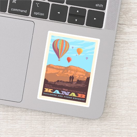 Kanab, Utah | Ballons und Tunes Aufkleber (Detail)