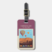 Kanab, Utah | Ballons und Tunes Gepäckanhänger (Vorderseite vertikal)