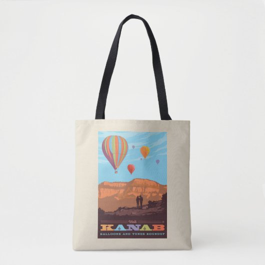 Kanab, Utah | Ballons und Tunes Tasche (Vorderseite)