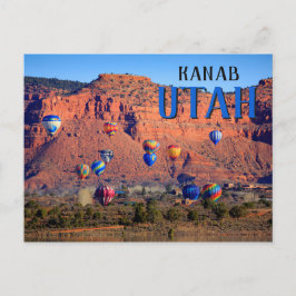 Kanab Utah Balloon Festival Postkarte