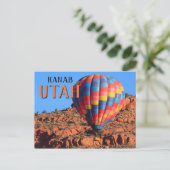 Kanab Utah Hot Air Ballon Postkarte (Stehend Vorderseite)