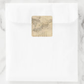 Kanada 10 quadratischer aufkleber (Tasche)