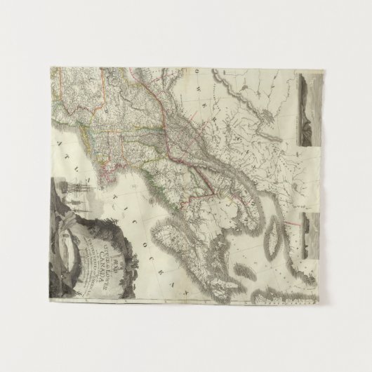 Kanada 12 wandteppich (Vorderseite (Horizontal))