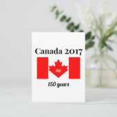 Kanada 150 im Herbst-Flag 2017 Postkarte (Stehend Vorderseite)