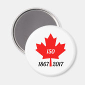 Kanada 150 im Jahr 2017 Ahornblatt Magnet (Vorderseite/Rückseite)