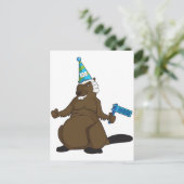 Kanada 150 im Party Beaver Merchandise 2017 Postkarte (Stehend Vorderseite)