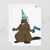 Kanada 150 im Party Beaver Merchandise 2017 Postkarte (Vorne/Hinten)