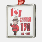 Kanada 150 Jahre Jahrestag Ornament Aus Metall (Links)