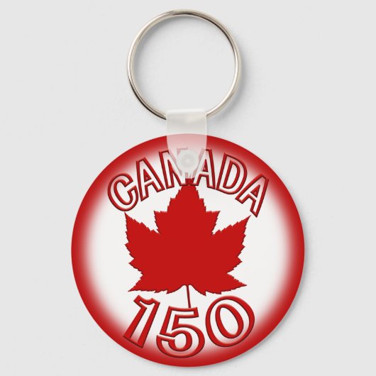 Kanada 150 Souvenir Key Chain & Canada Maple Leaf Schlüsselanhänger (Vorderseite)