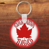 Kanada 150 Souvenir Key Chain & Canada Maple Leaf Schlüsselanhänger (Vorderseite)