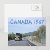 Kanada 1962 Road Trip Postcard Postkarte (Vorne/Hinten)