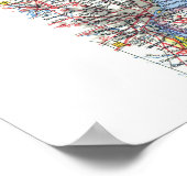 " Kanada: 1963 Zentralkanada detailliert MAP ... Poster (Ecke)