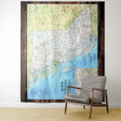 " Kanada: 1992/Gegenwart - British Columbia-Karte Wandteppich (Beispiel)