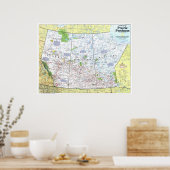 " Kanada: 1994 Prärie Provinces 1/2 Karte ... Poster (Küche)