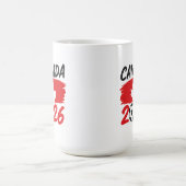 Kanada 2026 Fußball Fan Design mit Ahornblatt Kaffeetasse (Mittel)