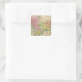 Kanada 2 quadratischer aufkleber (Tasche)