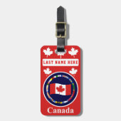 Kanada 3 Gepäckmarke (Ihre Adresse auf der Rücksei Gepäckanhänger (Vorderseite vertikal)