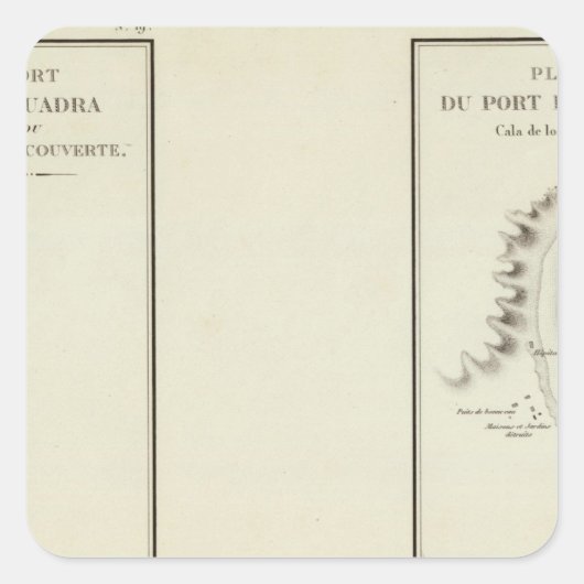 Kanada 4 quadratischer aufkleber (Vorderseite)